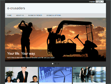 Tablet Screenshot of e-crusaders.com